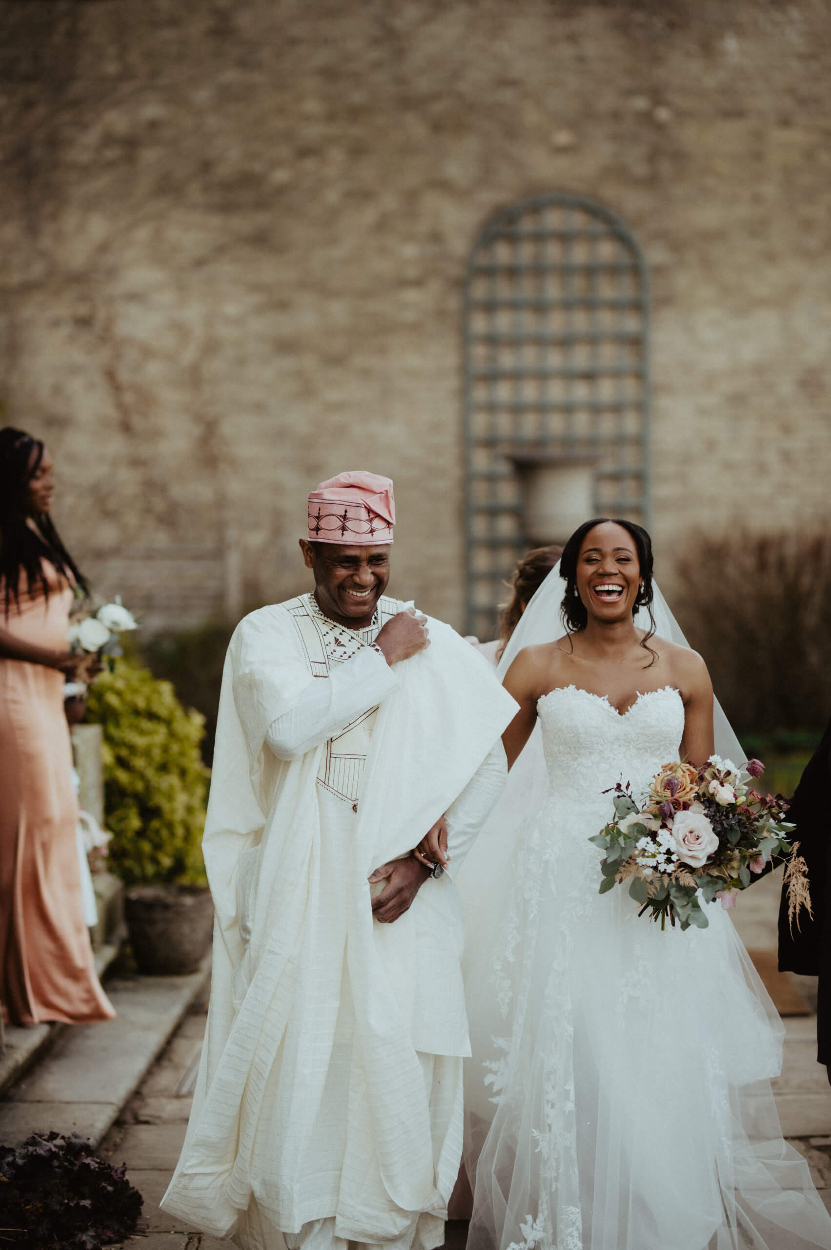 father of the bride in traditional dress